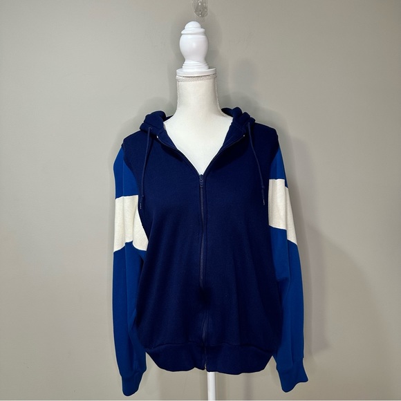 Vintage 80's Full Zip Hoodie - Men's Track Jacket - Main Event Athletic Club - Picture 3 of 11